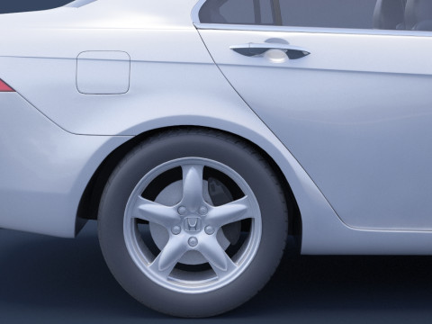 Honda Accord sedan 2003 3D Model