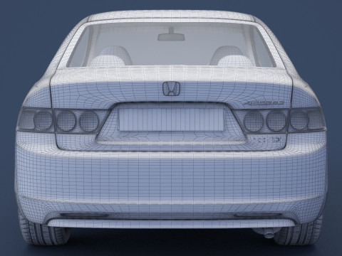 Honda Accord sedan 2003 3D Model