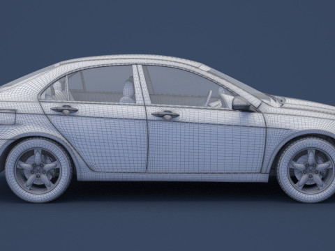 Honda Accord sedan 2003 3D Model