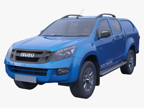 Isuzu D-Max Double Cab Huntsman 2014 3D Model