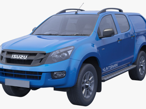 Isuzu D-Max Double Cab Huntsman 2014 3D Model