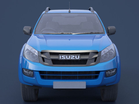 Isuzu D-Max Double Cab Huntsman 2014 3D Model