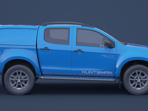 Isuzu D-Max Double Cab Huntsman 2014 3D Model