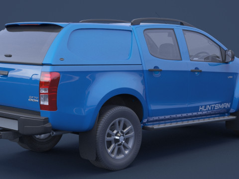 Isuzu D-Max Double Cab Huntsman 2014 3D Model