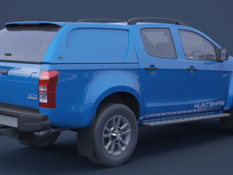 Isuzu D-Max Double Cab Huntsman 2014 3D Model