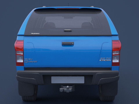 Isuzu D-Max Double Cab Huntsman 2014 3D Model