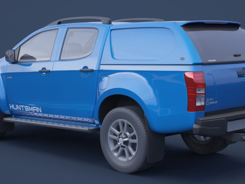 Isuzu D-Max Double Cab Huntsman 2014 3D Model