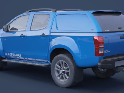 Isuzu D-Max Double Cab Huntsman 2014 3D Model