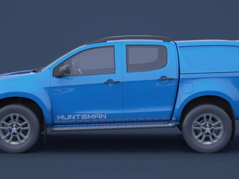 Isuzu D-Max Double Cab Huntsman 2014 3D Model
