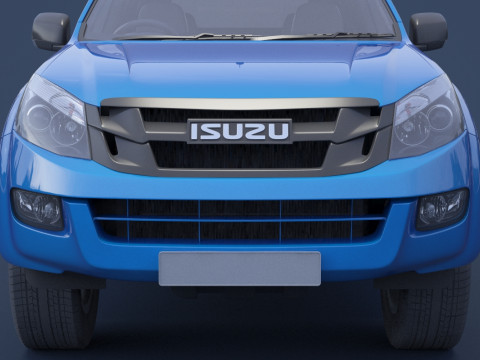 Isuzu D-Max Double Cab Huntsman 2014 3D Model