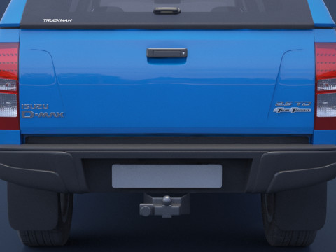 Isuzu D-Max Double Cab Huntsman 2014 3D Model