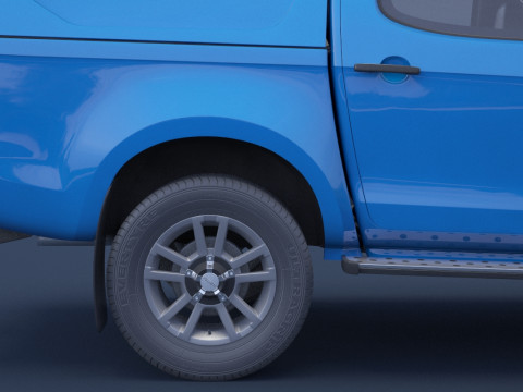 Isuzu D-Max Double Cab Huntsman 2014 3D Model
