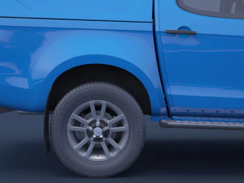 Isuzu D-Max Double Cab Huntsman 2014 3D Model
