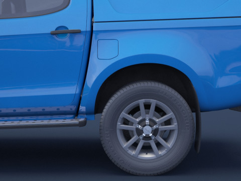 Isuzu D-Max Double Cab Huntsman 2014 3D Model