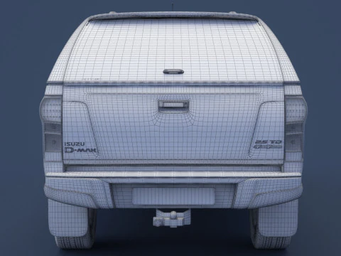 Isuzu D-Max Double Cab Huntsman 2014 3D Model