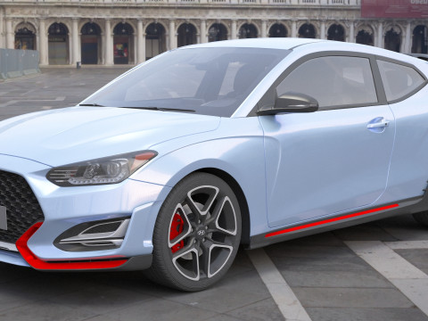 Hyundai Veloster N 3D मॉडल