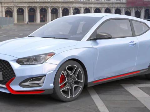 Hyundai Veloster N 3D Model