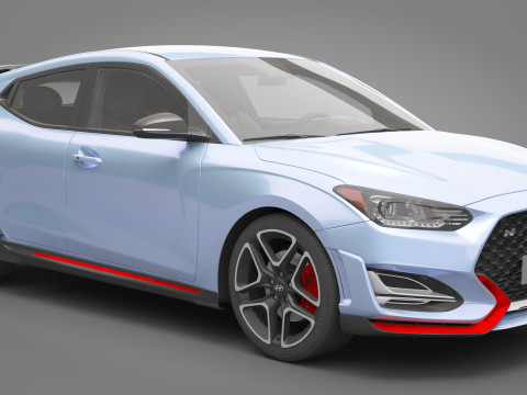 Hyundai Veloster N 3D मॉडल