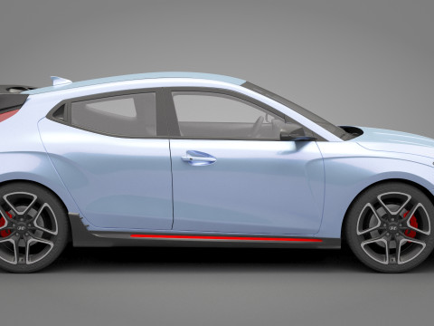 Hyundai Veloster N 3D मॉडल