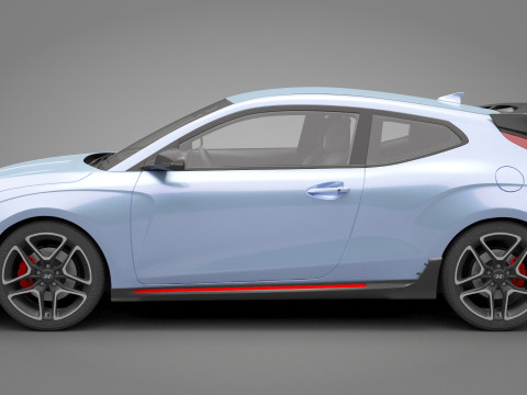 Hyundai Veloster N 3D मॉडल