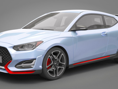 Hyundai Veloster N 3D मॉडल