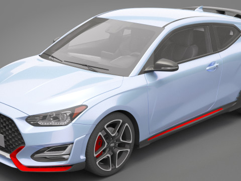 Hyundai Veloster N 3D मॉडल