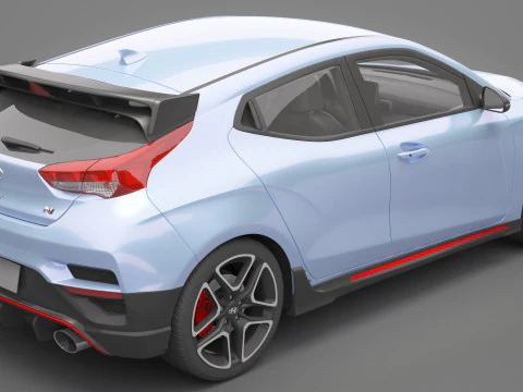 Hyundai Veloster N 3D Model