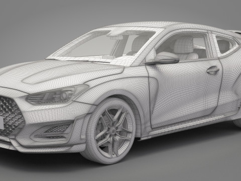 Hyundai Veloster N 3D मॉडल