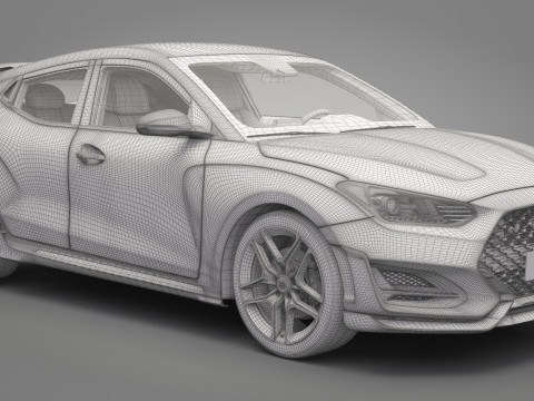 Hyundai Veloster N 3D मॉडल