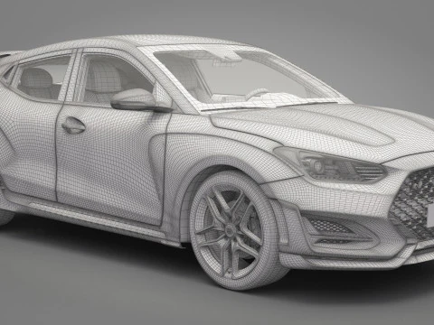 Hyundai Veloster N 3D Model