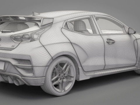 Hyundai Veloster N 3D मॉडल