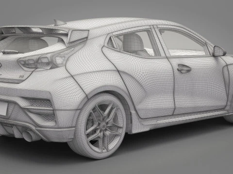 Hyundai Veloster N 3D Model
