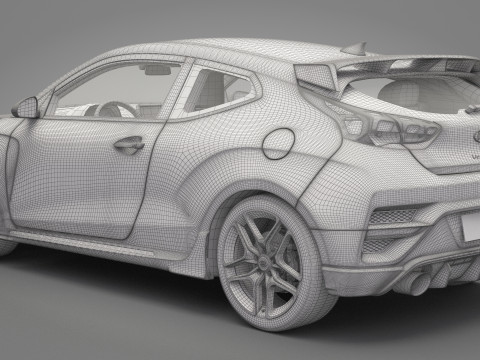 Hyundai Veloster N 3D मॉडल