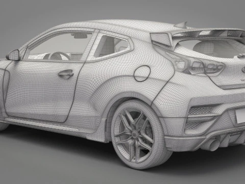 Hyundai Veloster N 3D Model