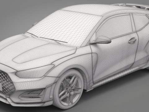 Hyundai Veloster N 3D मॉडल