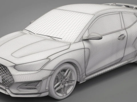 Hyundai Veloster N 3D Model