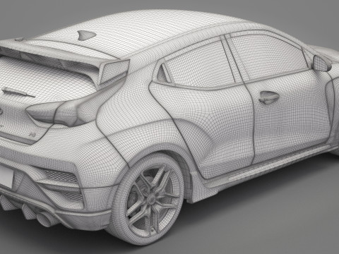 Hyundai Veloster N 3D मॉडल