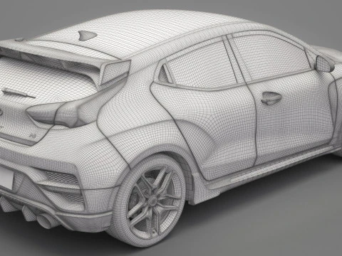 Hyundai Veloster N 3D Model