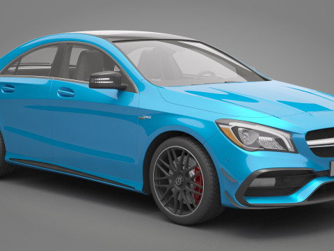 Mercedes-Benz CLA45 AMG 3D Модель
