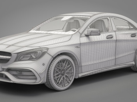 Mercedes-Benz CLA45 AMG 3D Модель