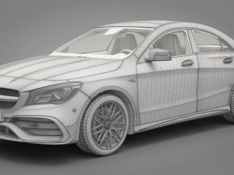 Mercedes-Benz CLA45 AMG 3D Model
