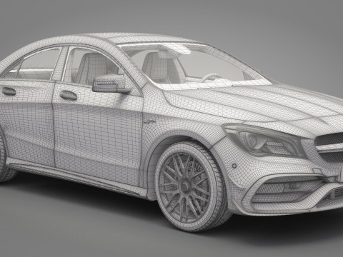 Mercedes-Benz CLA45 AMG 3D Модель