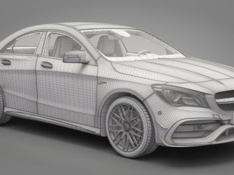 Mercedes-Benz CLA45 AMG 3D Model