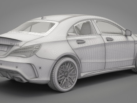 Mercedes-Benz CLA45 AMG 3D Модель