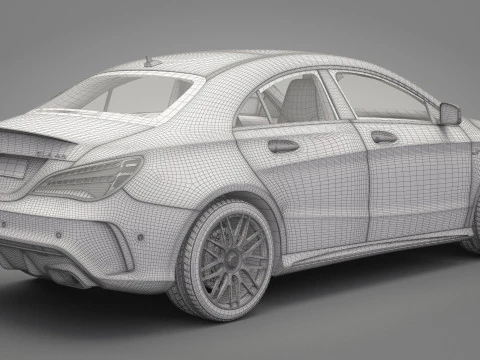 Mercedes-Benz CLA45 AMG 3D Model