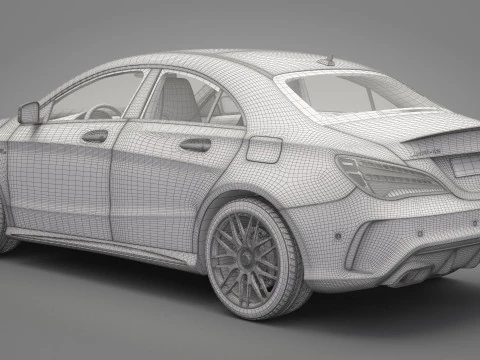 Mercedes-Benz CLA45 AMG 3D Model