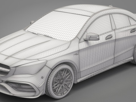 Mercedes-Benz CLA45 AMG 3D Модель