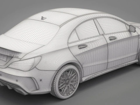 Mercedes-Benz CLA45 AMG 3D Model