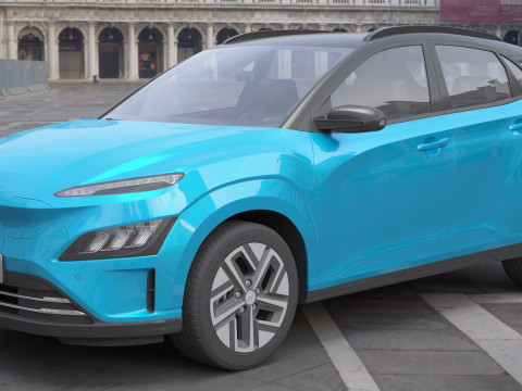 Hyundai Kona Electric 3D Модель