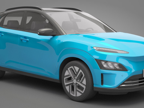 Hyundai Kona Electric 3D Модель